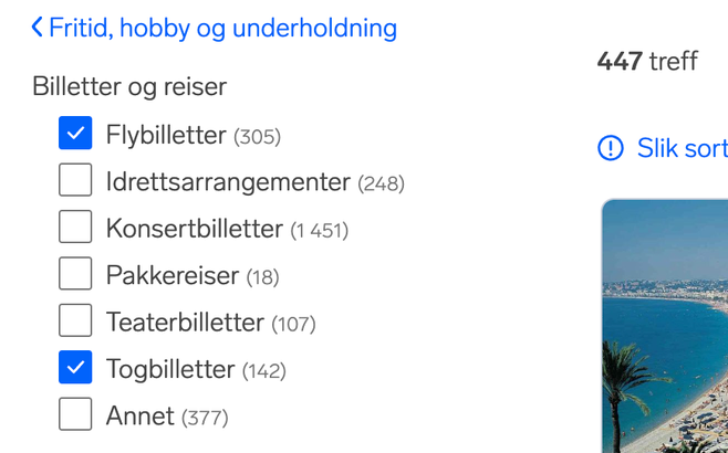 Tidligere reiseannonser