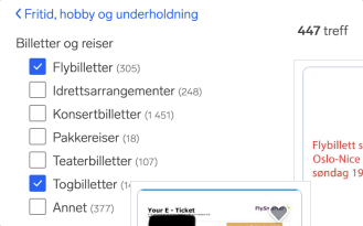 Tidligere reiseannonser